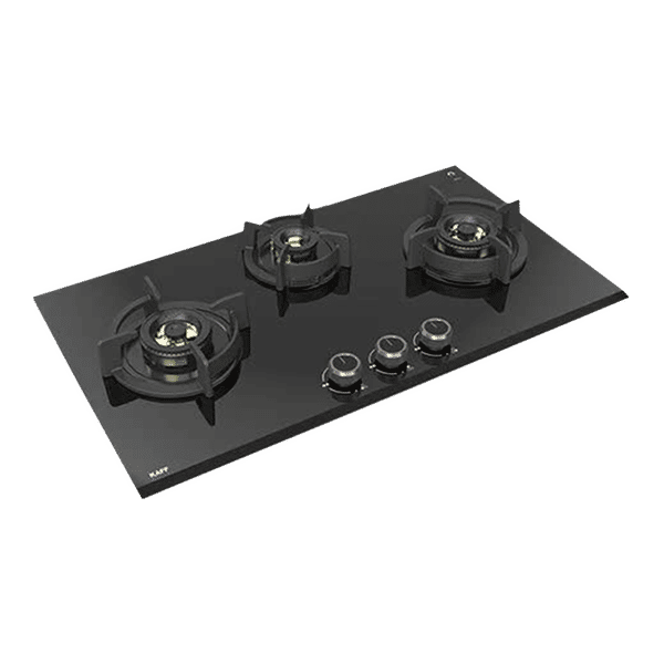Buy KAFF ASF 783 Tempered Glass Top 3 Burner Automatic Electric